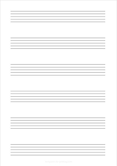 Preview Sheet Music Portrait 6 for printing