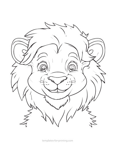 Preview Lion 006 for printing