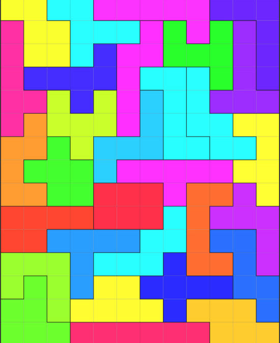 20 printable Hexomino Puzzles
