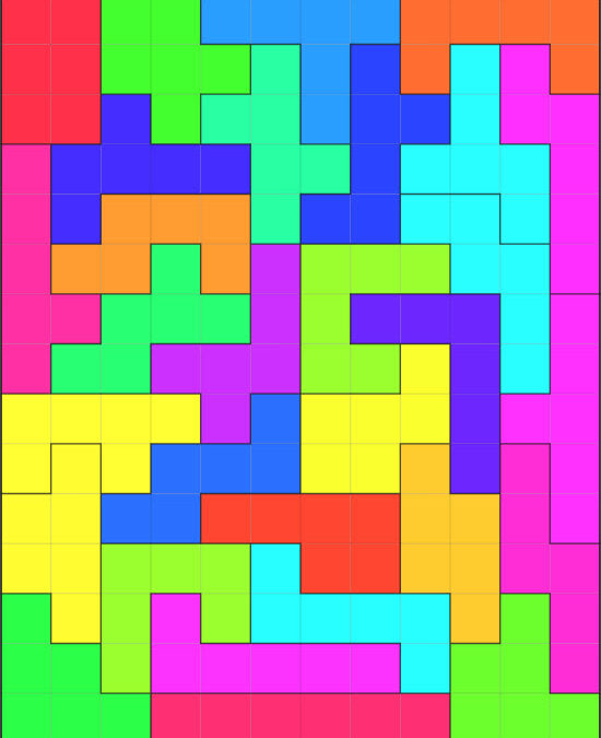 Printable Hexomino Duplicate