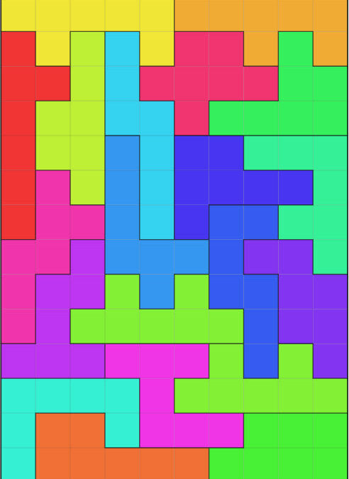 Heptomino Puzzle Play or Print