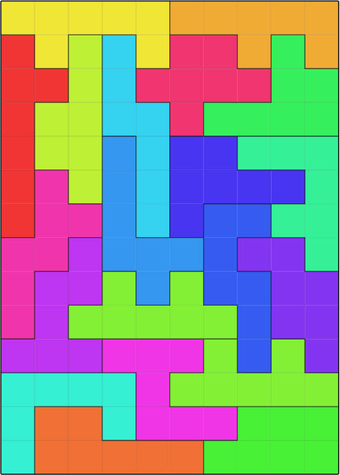 Heptomino Puzzle Play or Print