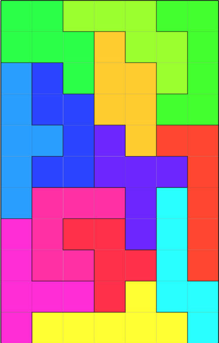 Extreme Hexomino Intruder Puzzle