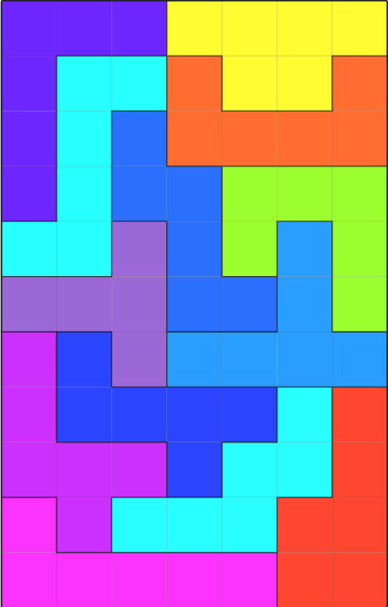 Hexomino Intruder Puzzle – Play Online or Print