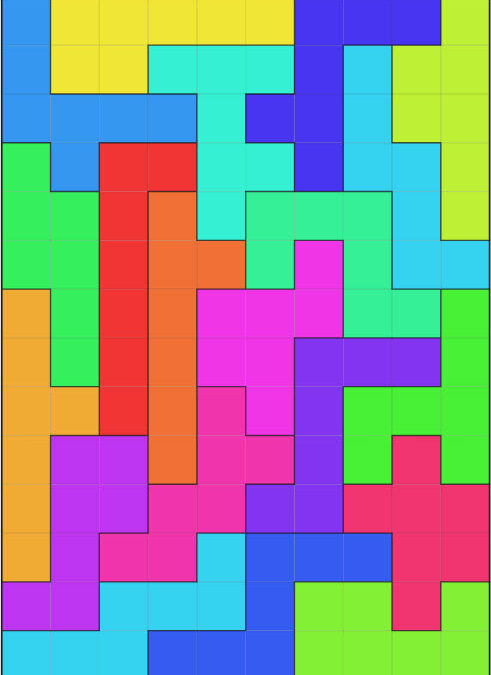 Printable Heptomino Puzzle Pack